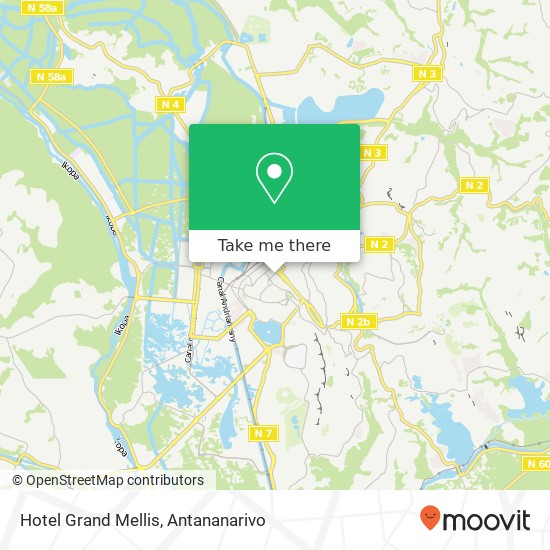 Hotel Grand Mellis map