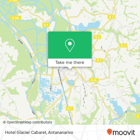 Hotel Glacier Cabaret map