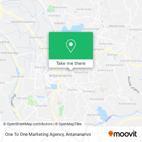 One To One Marketing Agency map