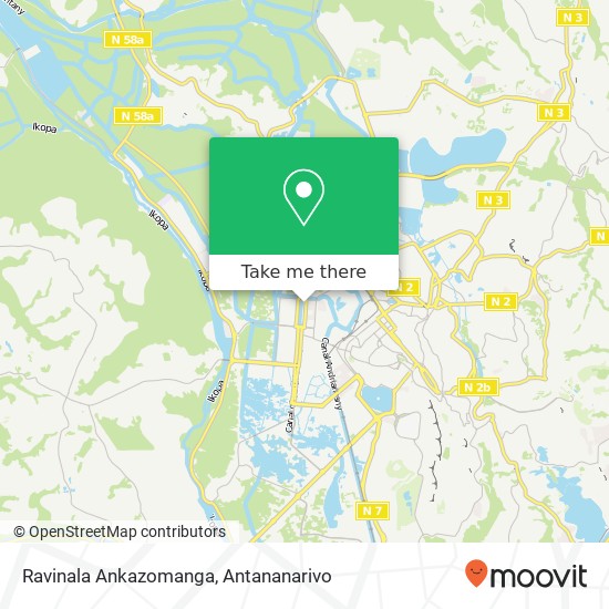 Ravinala Ankazomanga map