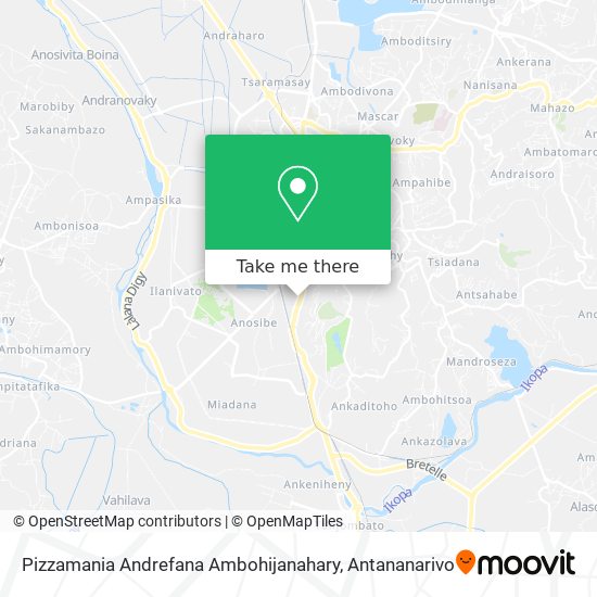 Pizzamania Andrefana Ambohijanahary map