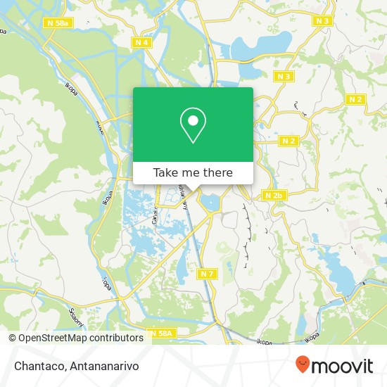 Chantaco map