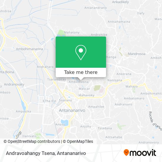 Andravoahangy Tsena map
