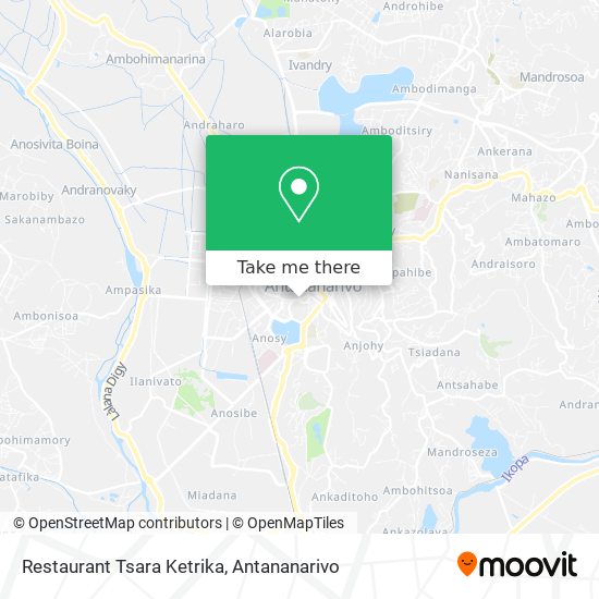 Restaurant Tsara Ketrika map
