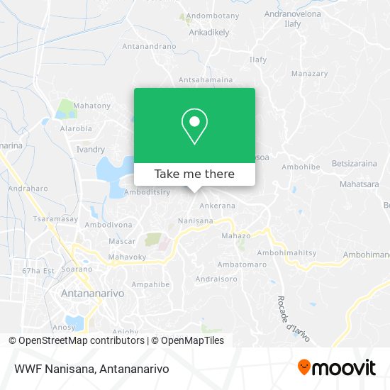 WWF Nanisana map