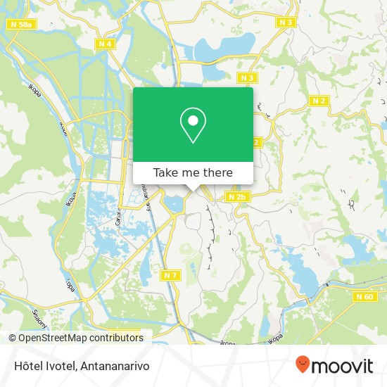 Hôtel Ivotel map