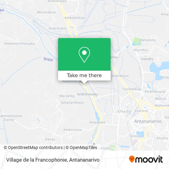 Village de la Francophonie map