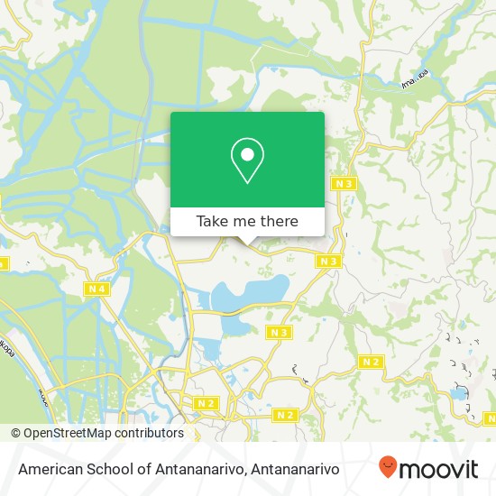 American School of Antananarivo map