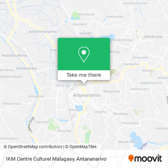 IKM Centre Culturel Malagasy map
