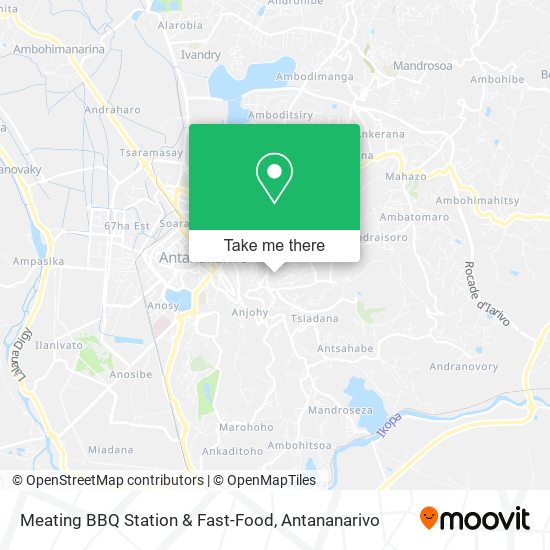 Meating BBQ Station & Fast-Food map