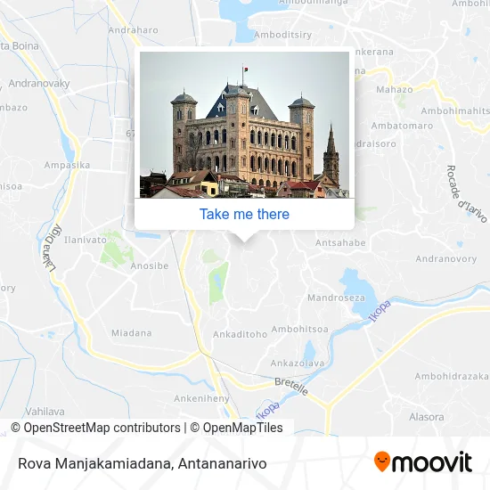 Rova Manjakamiadana map