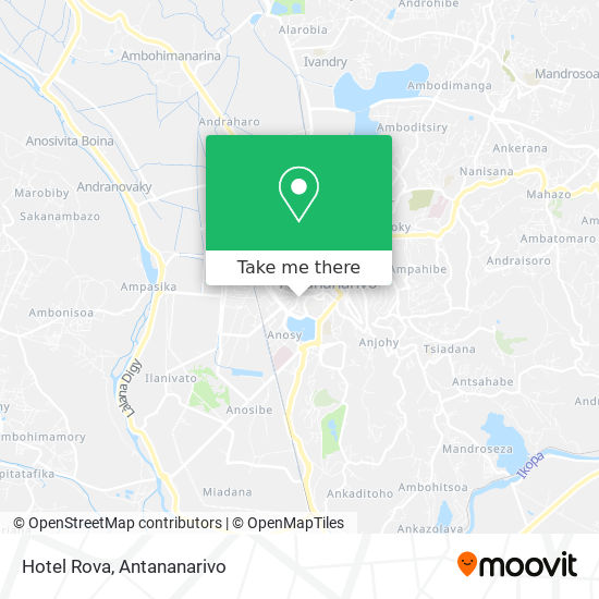 Hotel Rova map