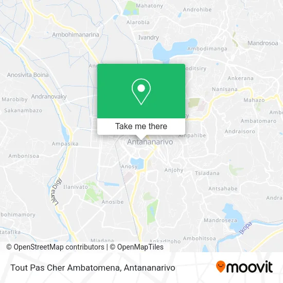 Tout Pas Cher Ambatomena map