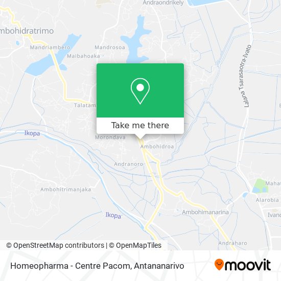 Homeopharma - Centre Pacom map