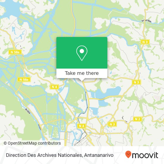 Direction Des Archives Nationales map
