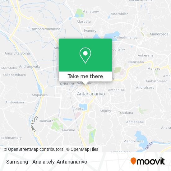 Samsung - Analakely map