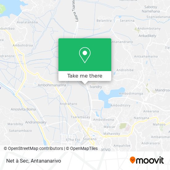 Net à Sec map