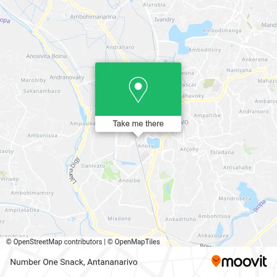 Number One Snack map