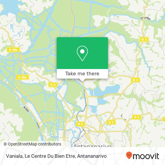 Vaniala, Le Centre Du Bien Etre map