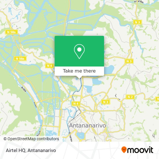 Airtel HQ map