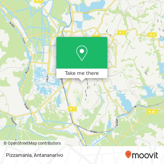 Pizzamania map