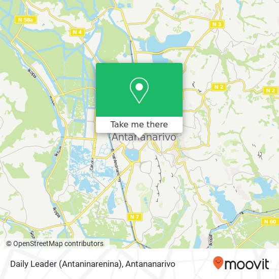 Daily Leader (Antaninarenina) map