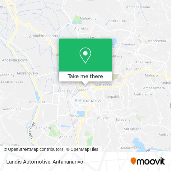 Landis Automotive map