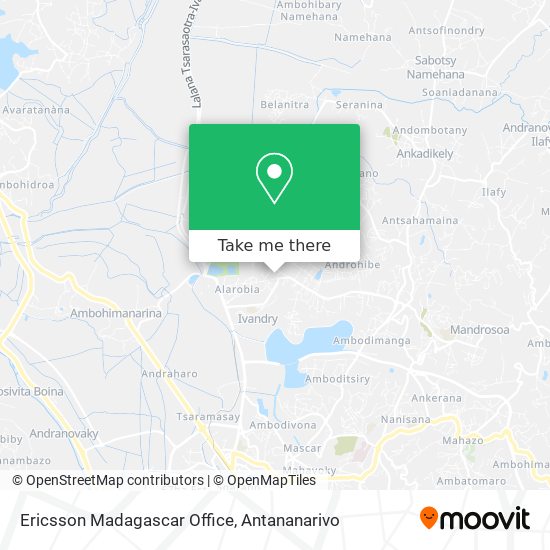 Ericsson Madagascar Office map
