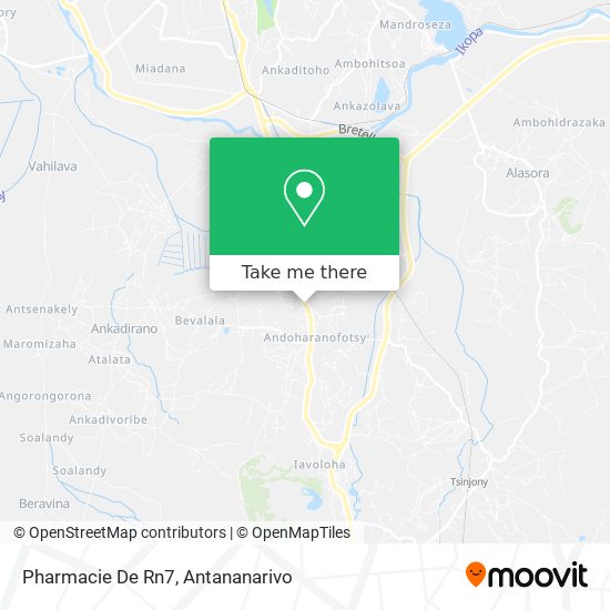 Pharmacie De Rn7 map