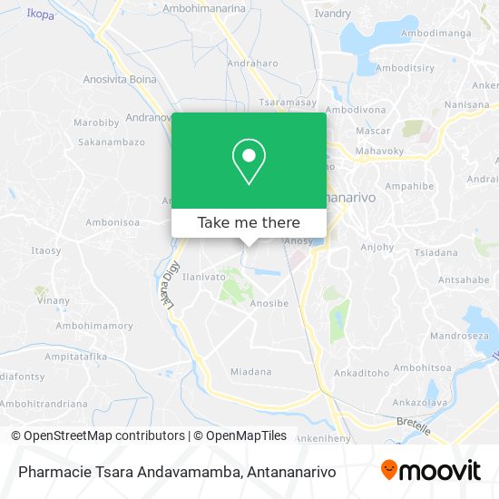 Pharmacie Tsara Andavamamba map