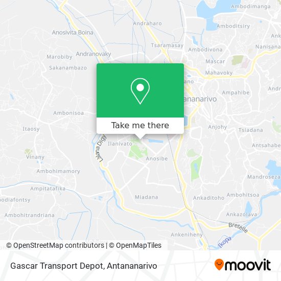 Gascar Transport Depot map