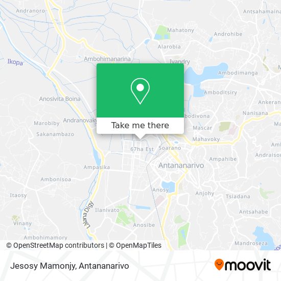 Jesosy Mamonjy map