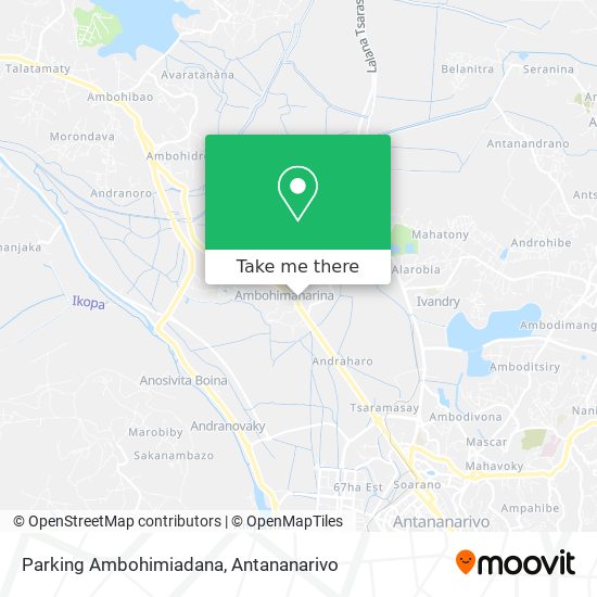 Parking Ambohimiadana map