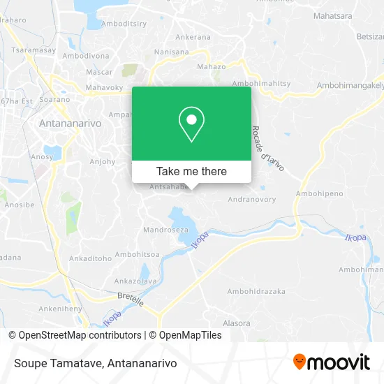 Soupe Tamatave map