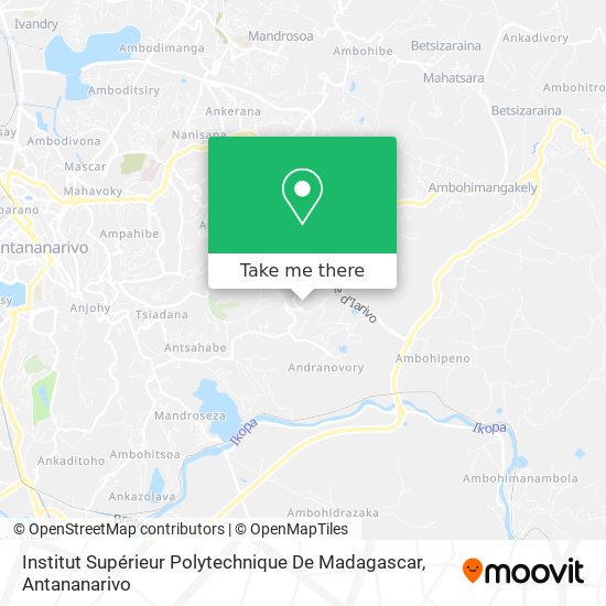 Institut Supérieur Polytechnique De Madagascar map