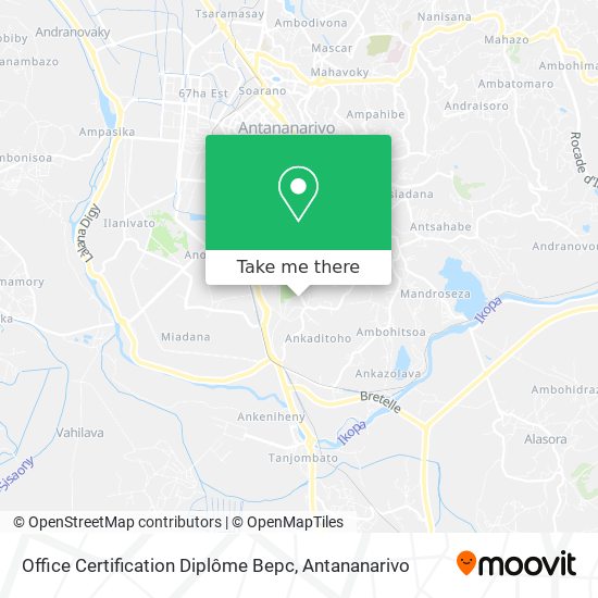 Office Certification Diplôme Bepc map