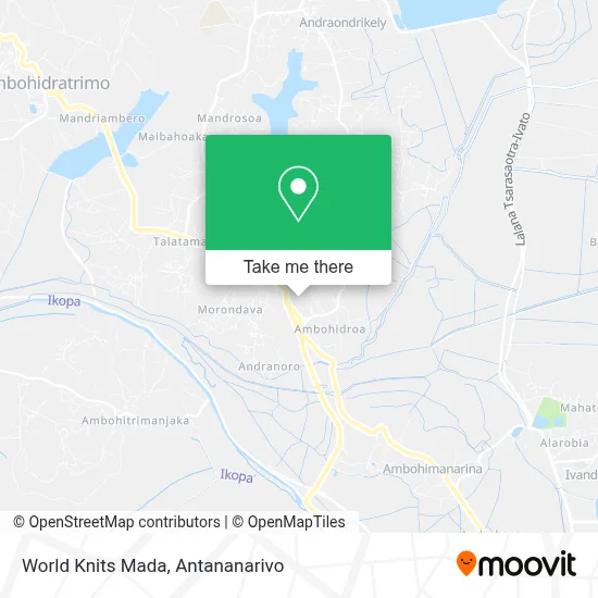 World Knits Mada map