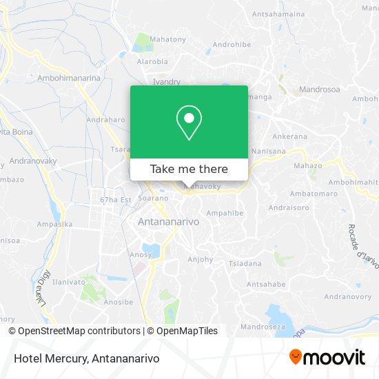 Hotel Mercury map
