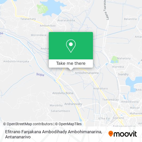 Efitrano Fanjakana Ambodihady Ambohimanarina map