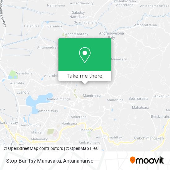 Stop Bar Tsy Manavaka map