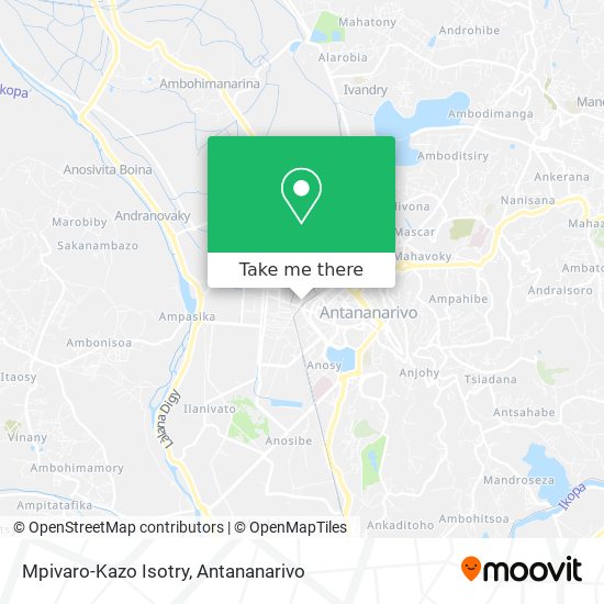 Mpivaro-Kazo Isotry map