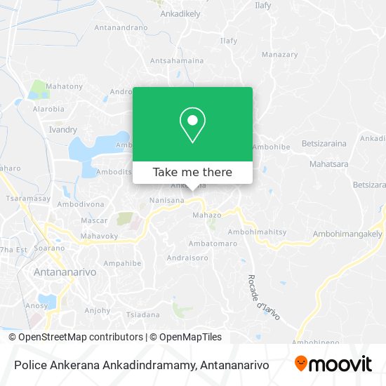 Police Ankerana Ankadindramamy map