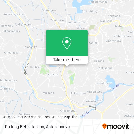 Parking Befelatanana map