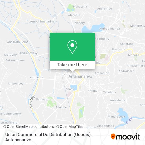 Union Commercial De Distribution (Ucodis) map
