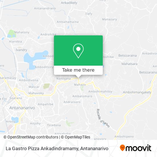 La Gastro Pizza Ankadindramamy map