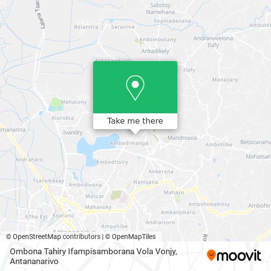 Ombona Tahiry Ifampisamborana Vola Vonjy map