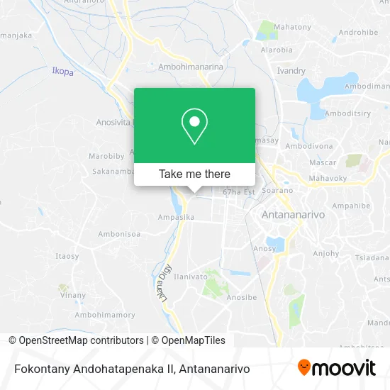 Fokontany Andohatapenaka II map