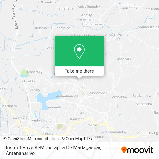 Institut Privé Al-Moustapha De Madagascar map