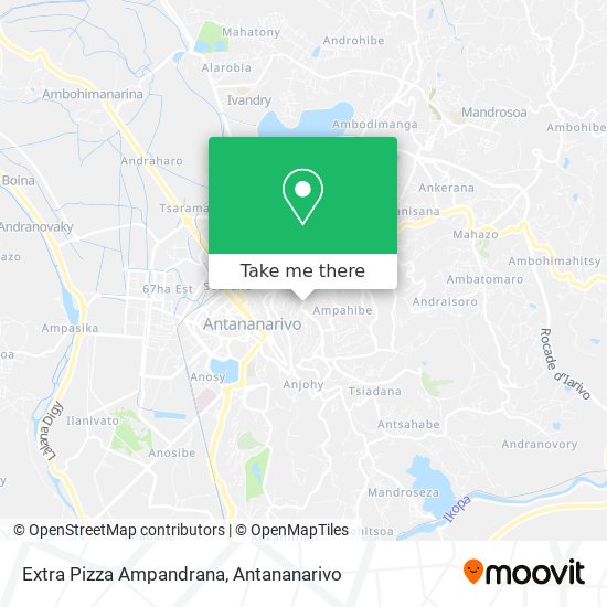 Extra Pizza Ampandrana map