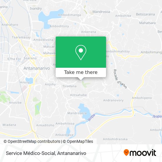 Service Médico-Social map